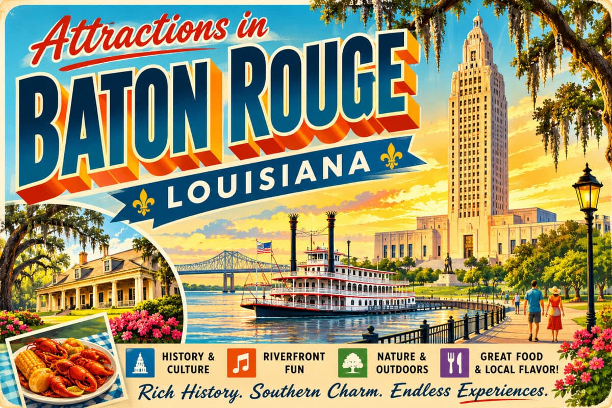 Baton Rouge, Louisiana attractions