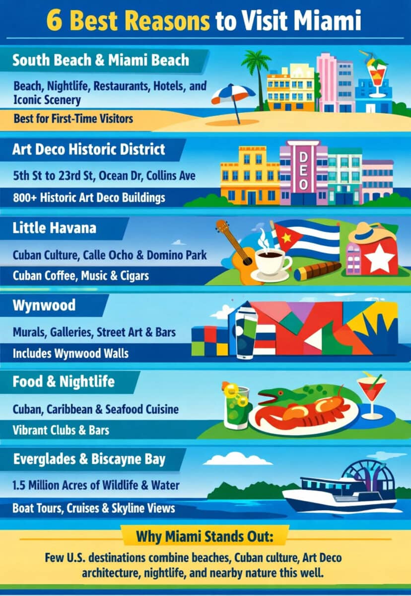 Best Reasons to Visit Miami: Beaches, Art Deco, Little Havana, Wynwood, and More