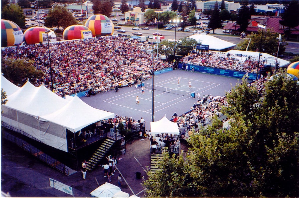Overhead view of Sacramento Caps Game