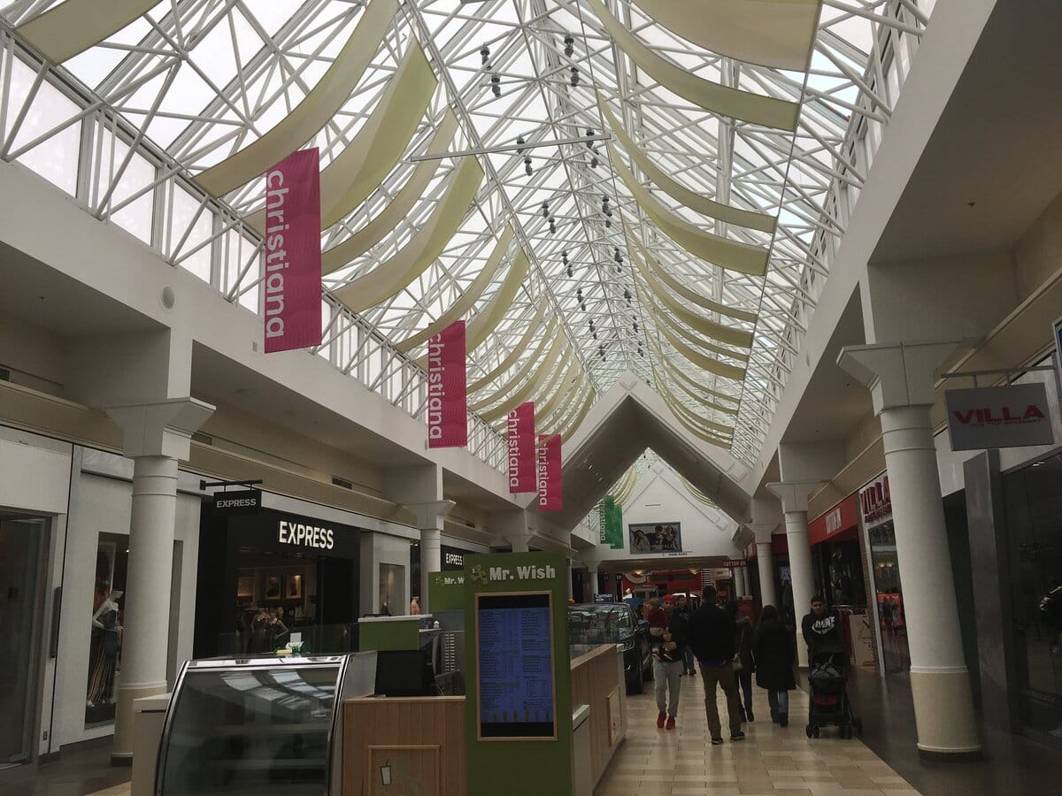 Christiana Mall between Macy's and Target