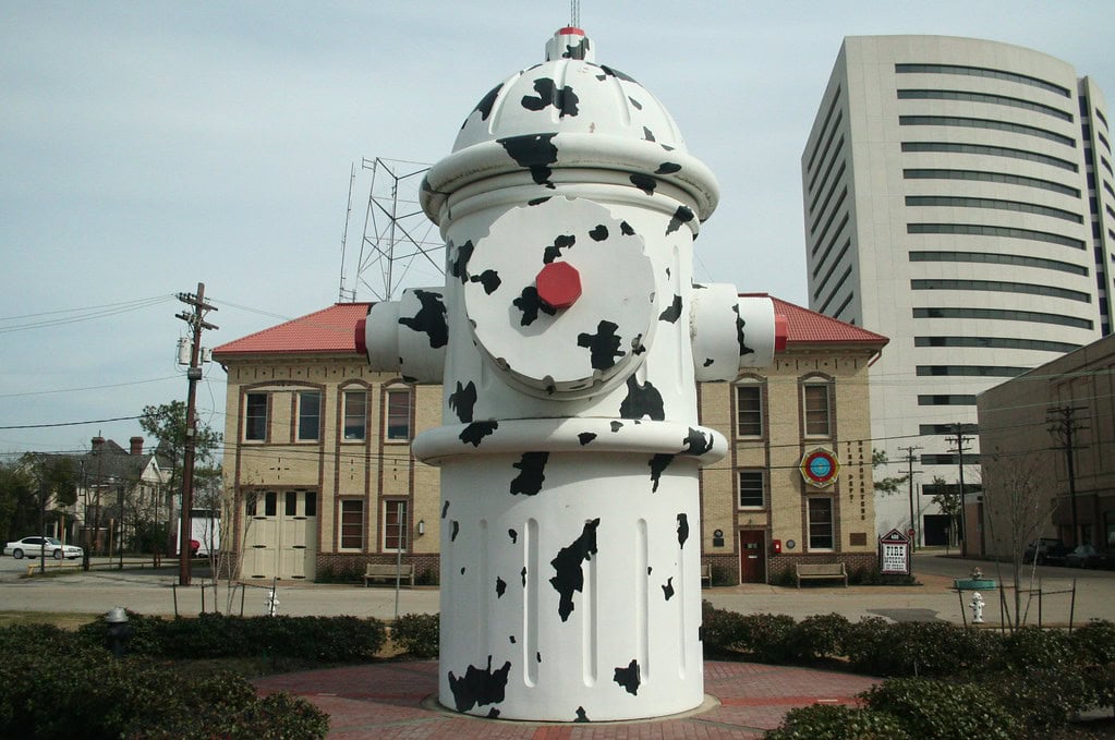 Dalmatian Fire Hydrant Beaumont, TX