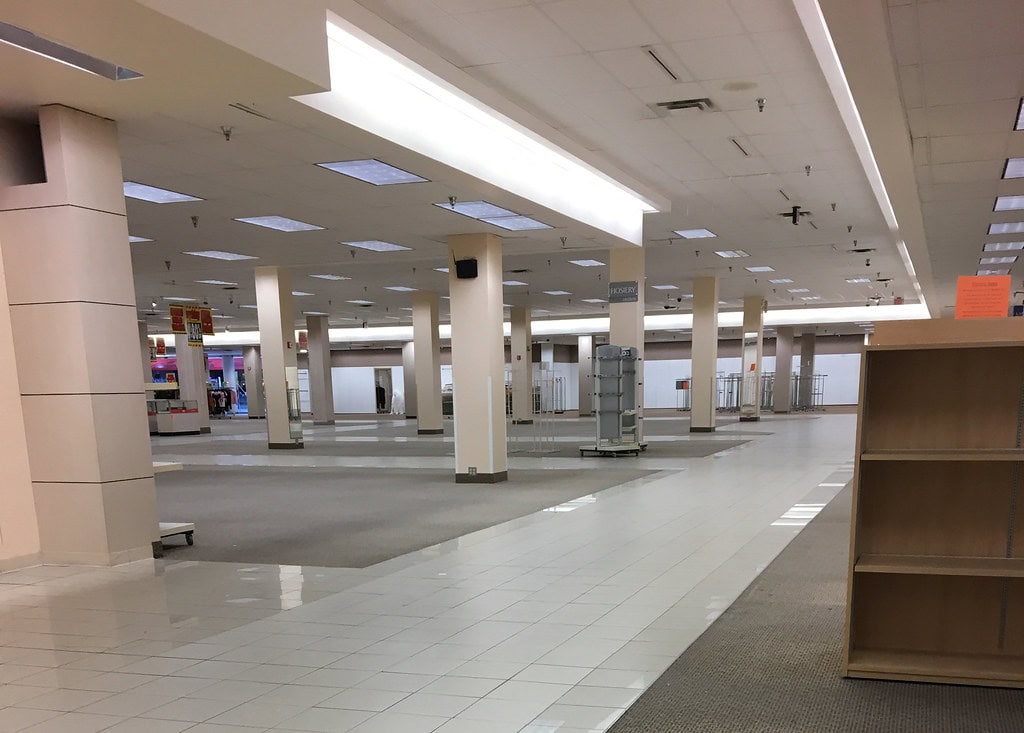 Empty Sears Logan Valley Mall
