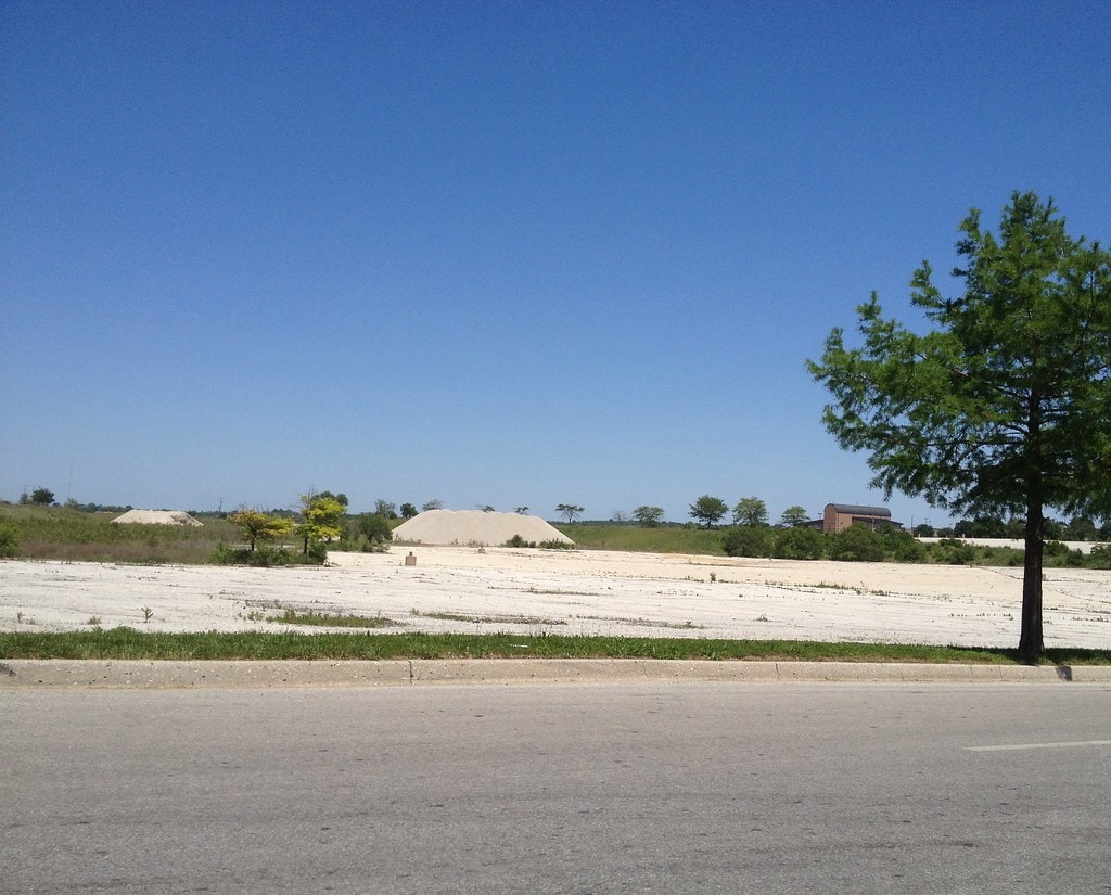 Bannister Mall in Kansas City MO Was Once Busy, but Now Only Empty Ground Remains