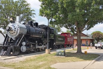 Locomotive at Allen Heritage Center
