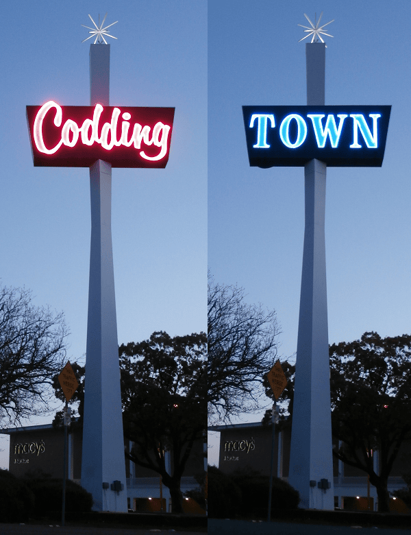 Coddingtown Mall sign
