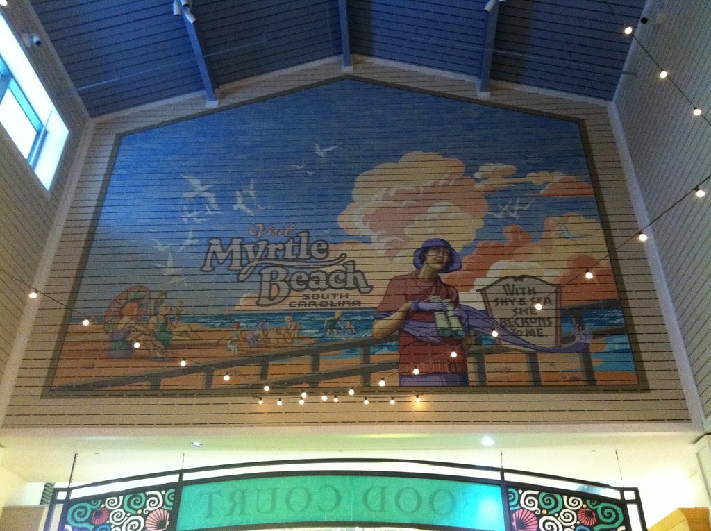 Coastal Grand Mall in Myrtle Beach, SC Has Changed - But It Hasn't Fallen 12 Food Court Art - Coastal Grand Mall