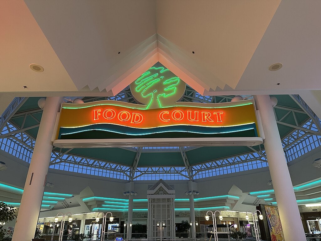 Oak View Mall in Omaha, NE, Faced Closures, Sales, and a Search for Renewal 9 Oak View Mall food court