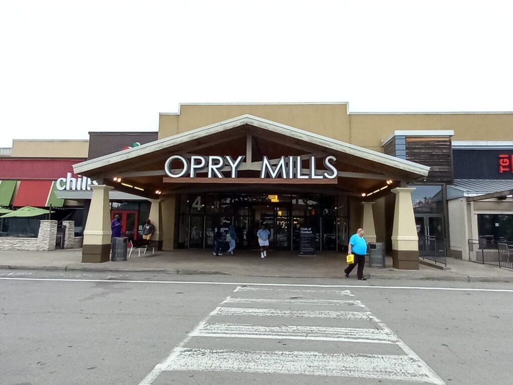 Inside Opry Mills in Nashville, TN: Built on Opryland's Legacy, Still Drawing Crowds 10 Main Entrance to the Opry Mills Mall