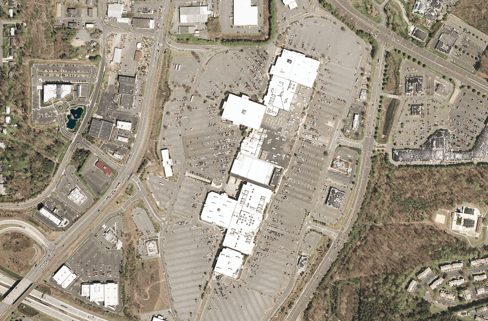 Inside Hanes Mall in Winston-Salem, NC: Still running - despite major anchor exits