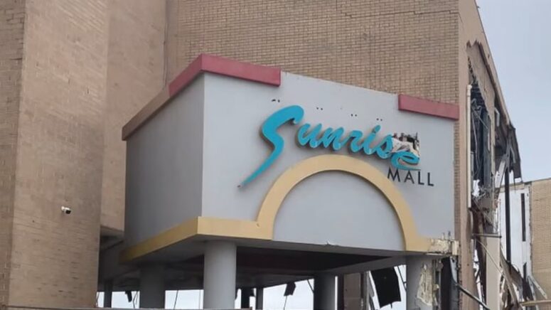 Once-Massive Sunrise Mall in Corpus Christi, TX is Now Half Demolished