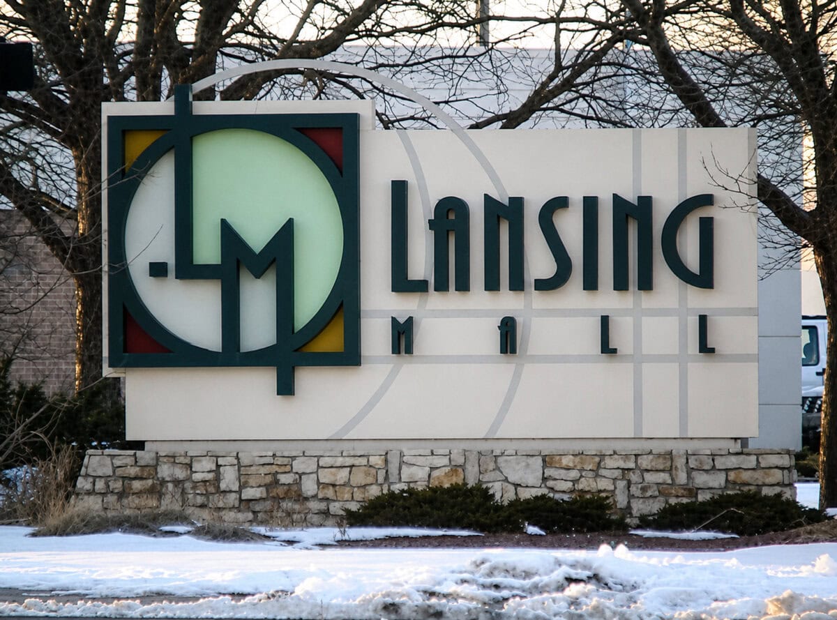 Lansing Mall Sign