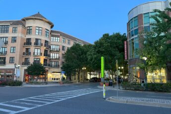 Rockville Town Square and Rockville Library