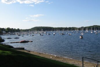 Lake Champlain shoreline in Colchester VT