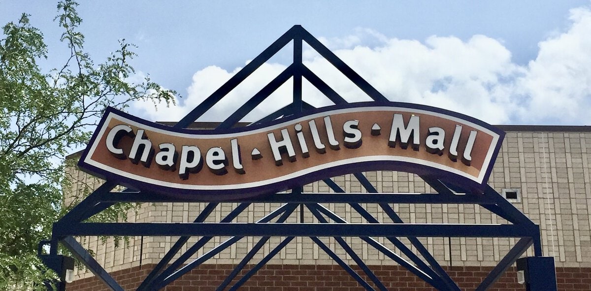 Apartments in the Sears, Cinema in the Kmart, Sharks in the JCPenney: Welcome to Chapel Hills Mall in Colorado Springs, CO 3 Chapel Hills Mall