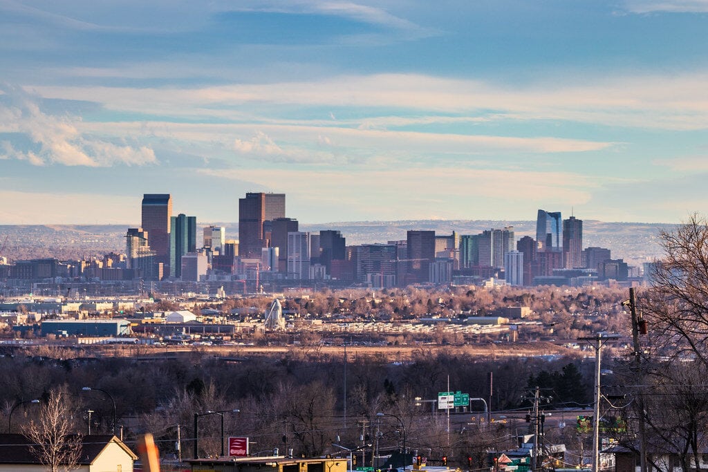 Downtown Denver from Westminster, Colorado
