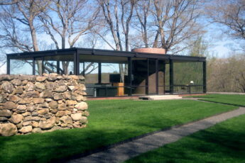Glass House in New Canaan
