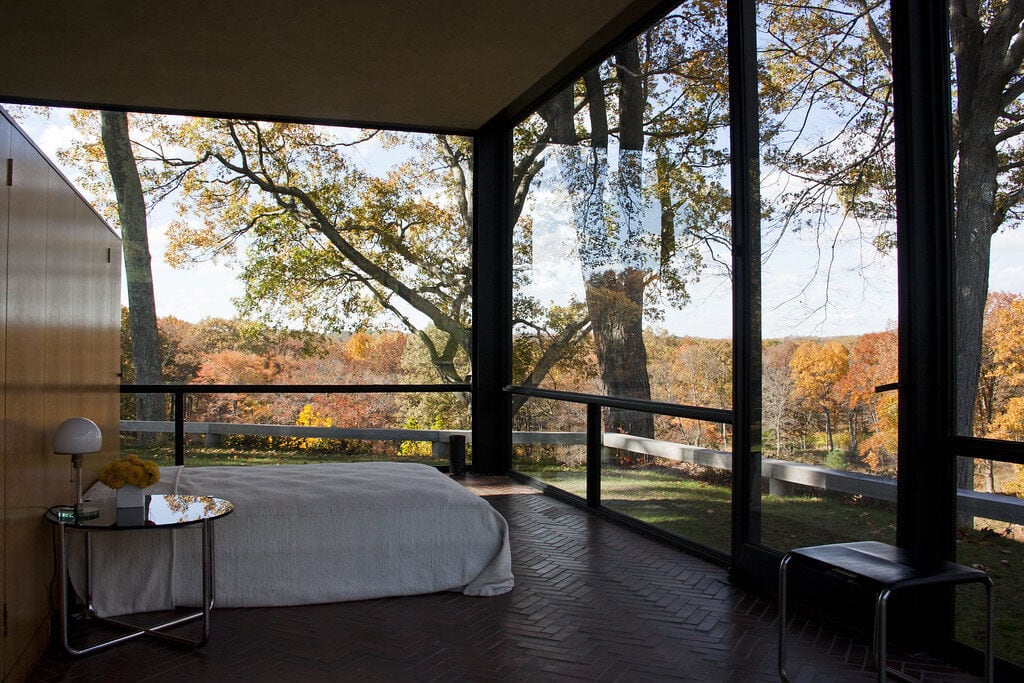 Glass House in New Canaan, CT
