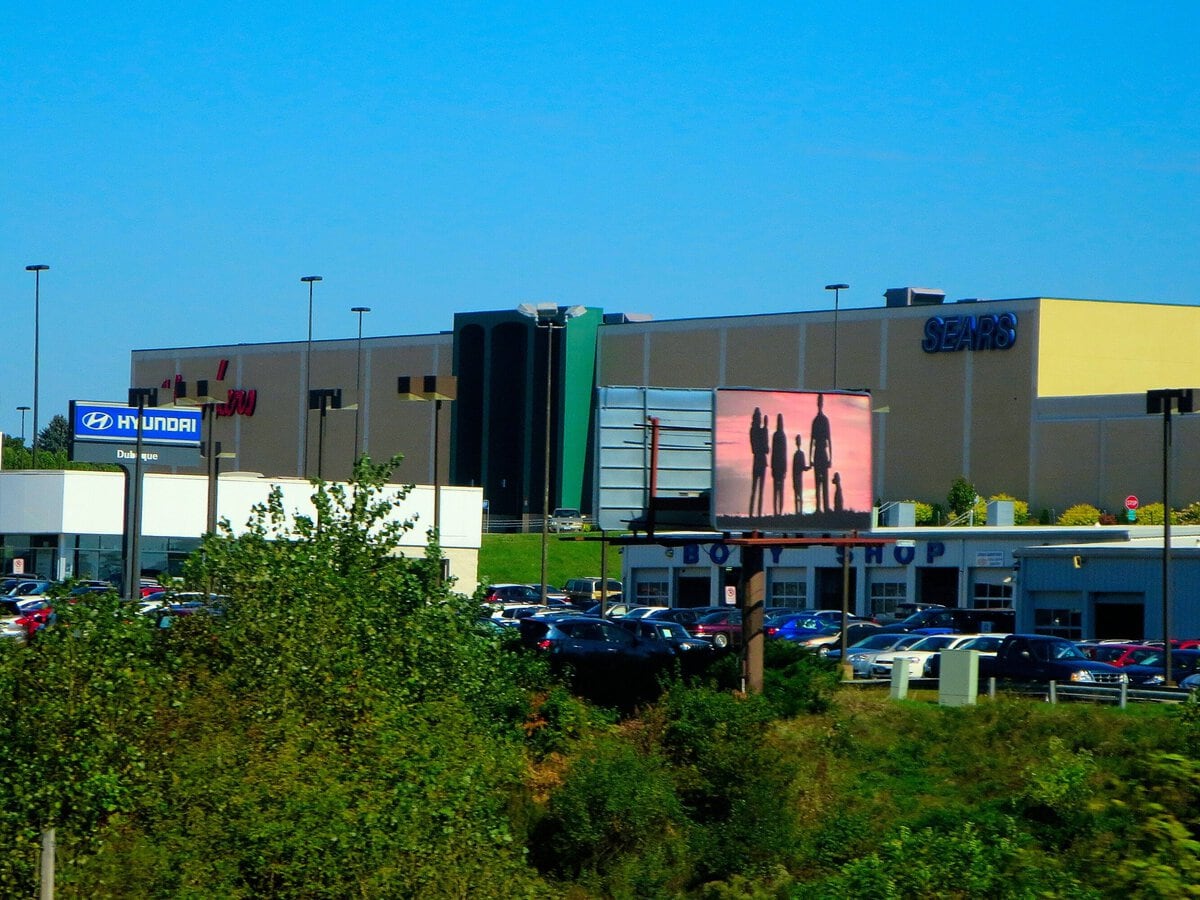 Kennedy Mall in Dubuque, IA Opened With 60 Stores in 1970. JCPenney Is the Last Department Store Left. 7 Kennedy Mall
