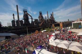 SteelStacks in Bethlehem, PA Sits on the Old Bethlehem Steel Plant and Draws More Than a Million Visits a Year 19 SteelStacks
