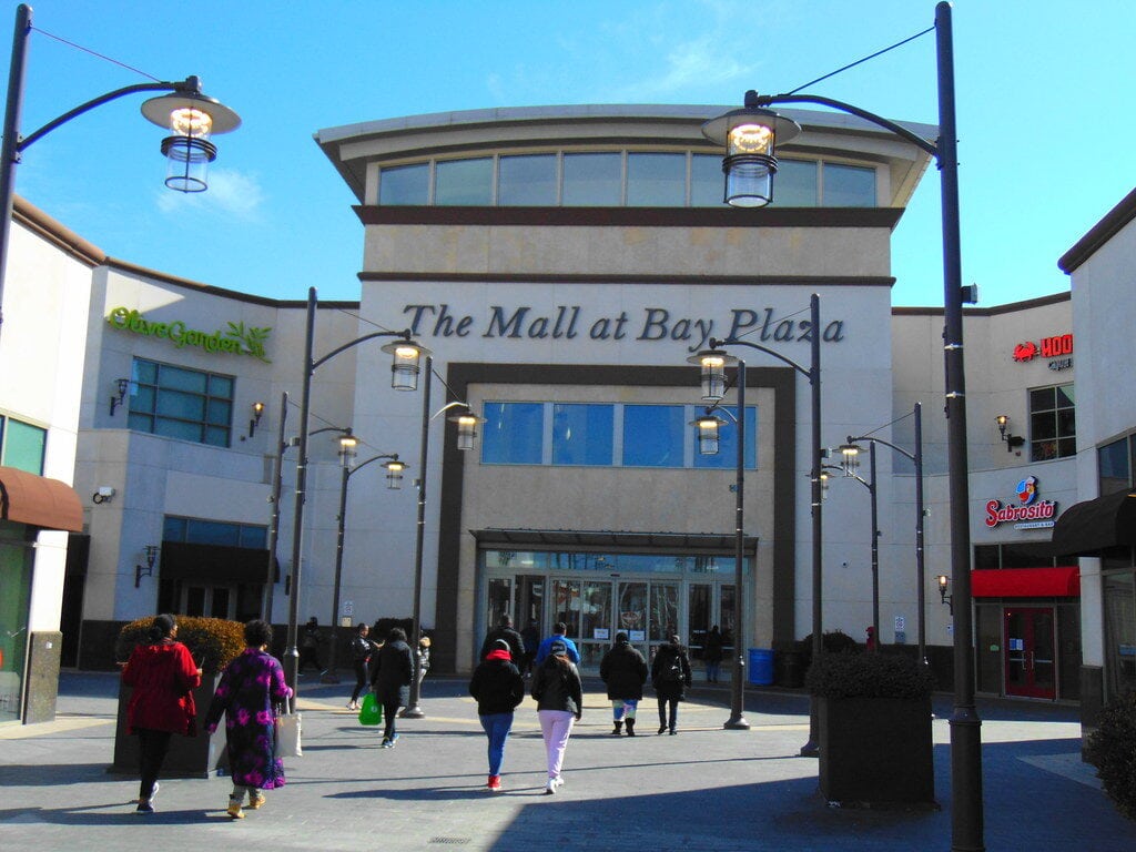 New York City Hadn't Built a Big Enclosed Mall in Four Decades. The Mall at Bay Plaza in the Bronx Broke That Streak in 2014. 2 New York City Hadn't Built a Big Enclosed Mall in Four Decades. The Mall at Bay Plaza in the Bronx Broke That Streak in 2014.