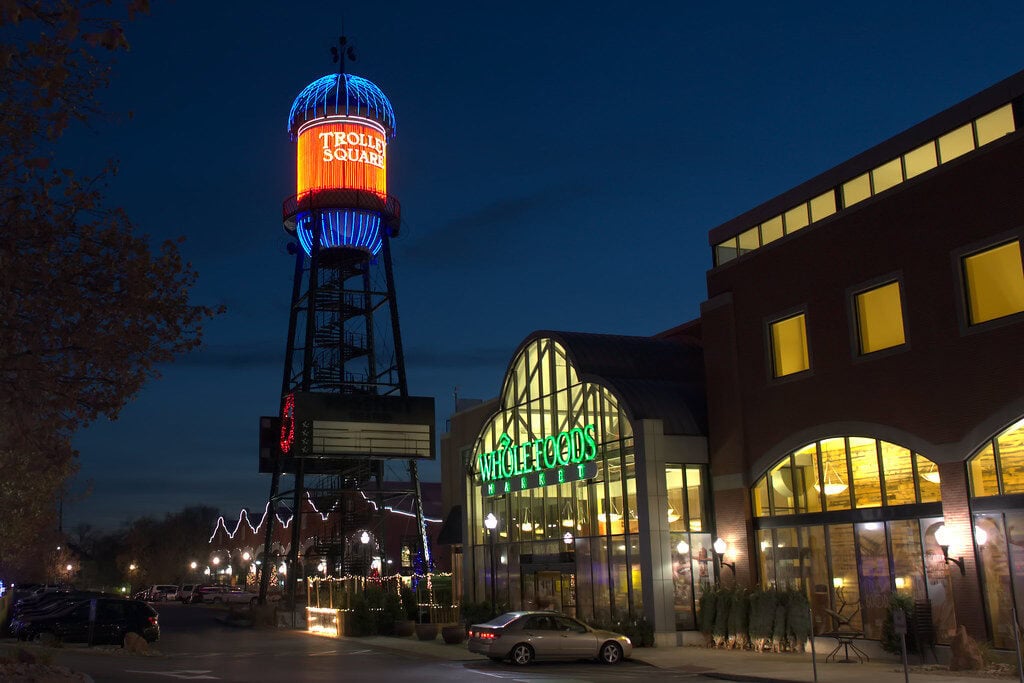 Trolley Square in Salt Lake City was built to park 144 streetcars, and it has been a shopping center for 54 years