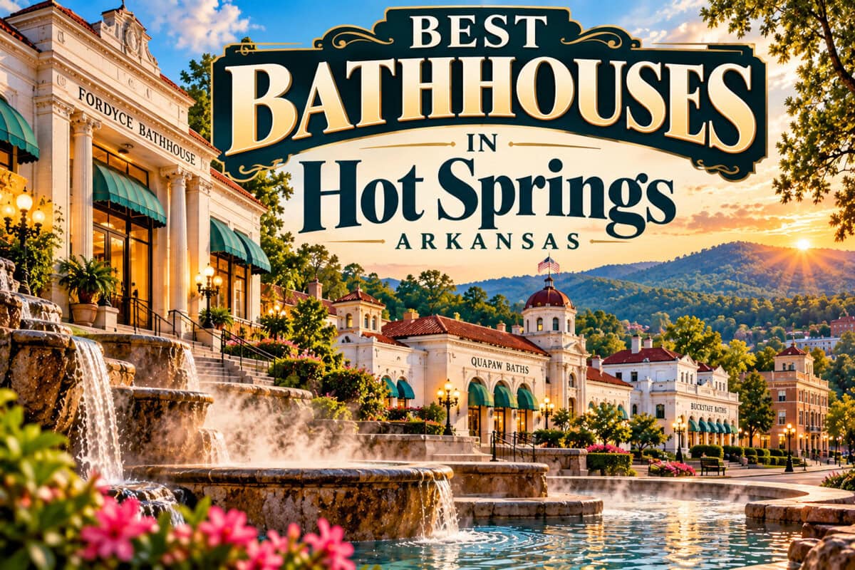 Best Bathhouses in Hot Springs, AR for Traditional Baths, Thermal Pools and Couples