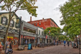 Church Street Marketplace in Burlington, VT