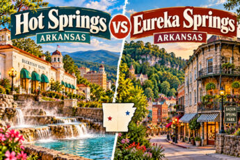 Hot Springs vs Eureka Springs