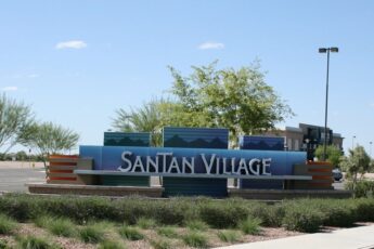 Built for shade and paved for cars, Gilbert, AZ's open-air SanTan Village mall is still working out the desert 17 SanTan Village in Gilbert, AZ