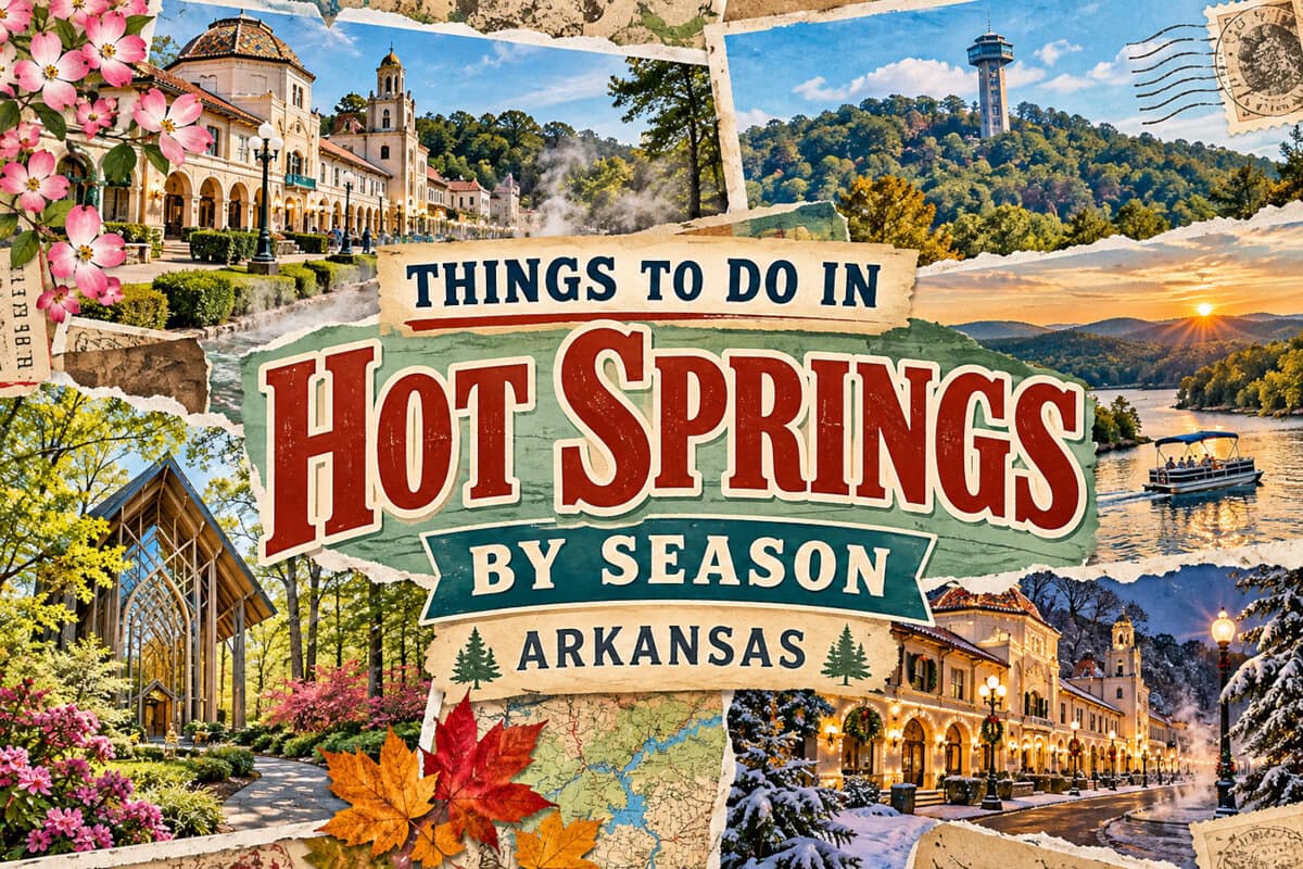 Things to Do in Hot Springs, AR by Month: Baths, Trails, Lakes and Fall Color