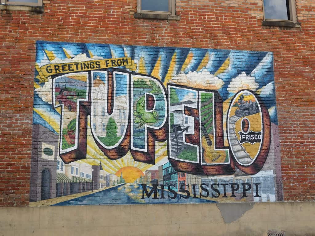 Greetings from Tupelo Mural