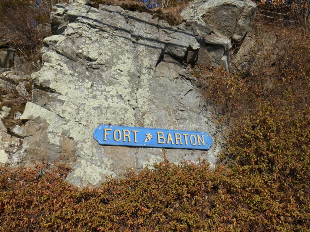 Fort Barton Sign.