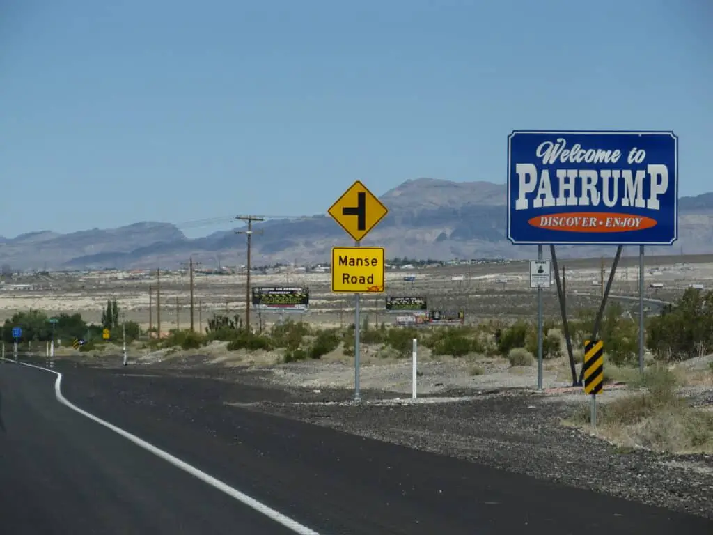 Welcome to Pahrump, Nevada