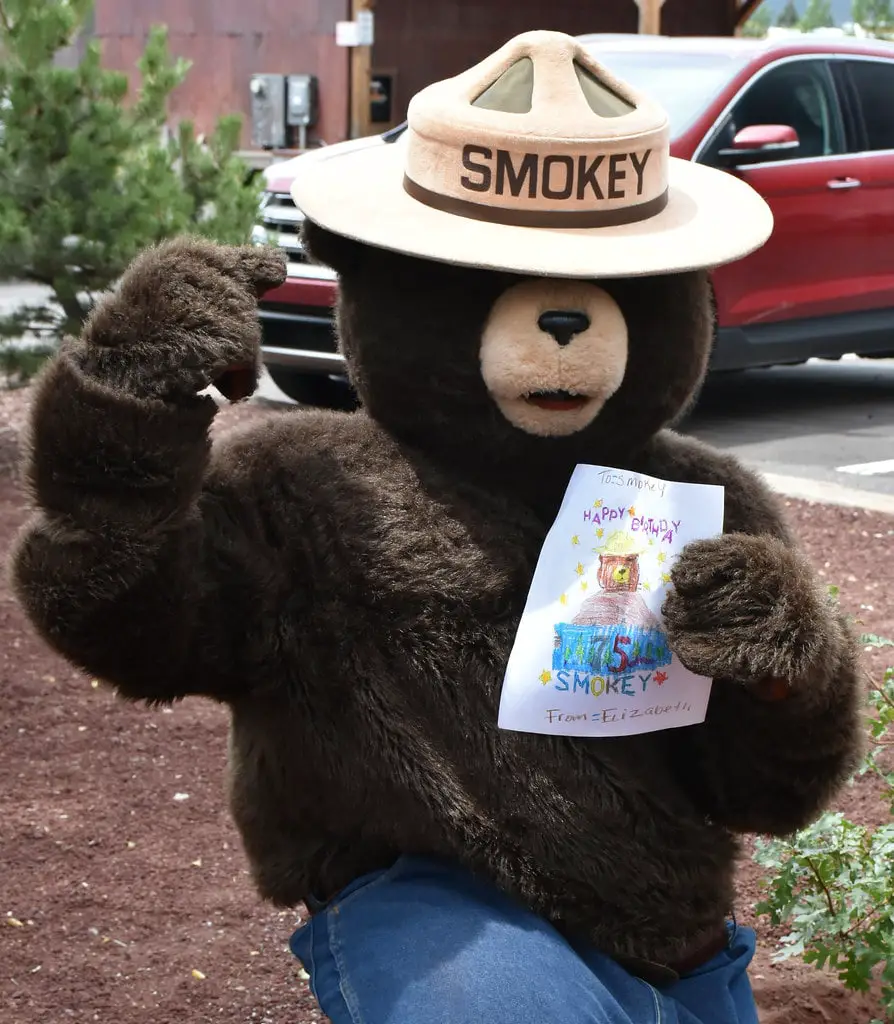 Smokey Bear 75th Birthday Celebration at the City of Williams Visitors Center 2019