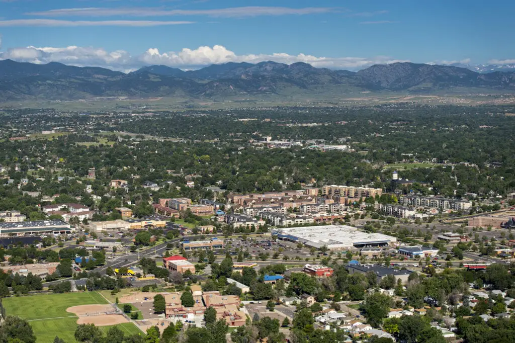 Aerial image of Arvada, Colorado