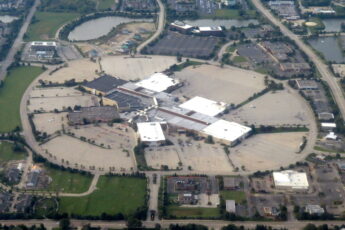Aerial view of Stratford Square Mall
