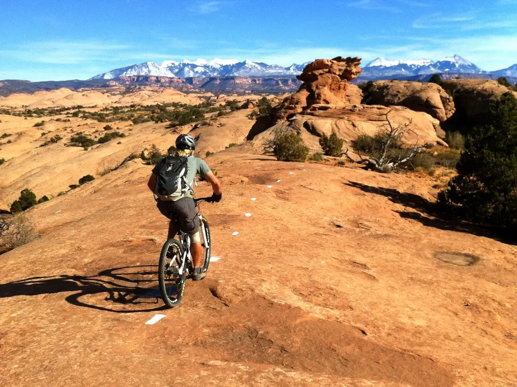 Slickrock Bike Trail, Moab, Utah, USA