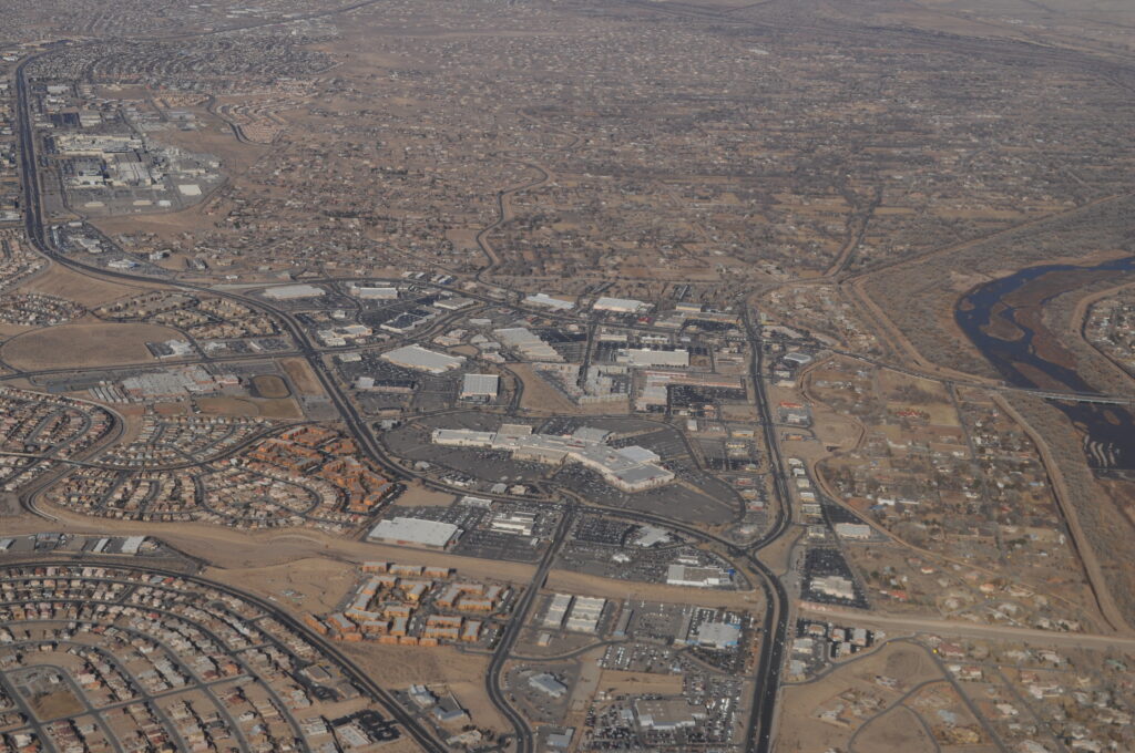 Albuquerque - aerial view of Cottonwood Mall