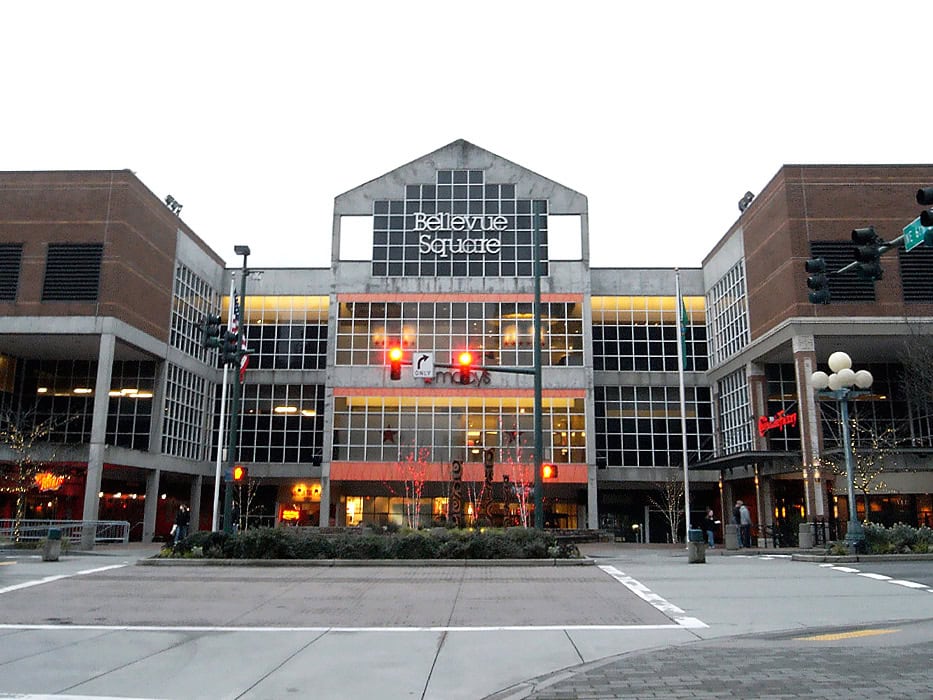 Bellevue Square Mall in Bellevue, WA: Went From Berry Fields to Downtown Giant