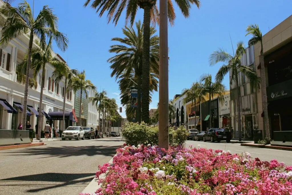 Los mejores lugares para visitar en Estados Unidos: Rodeo Drive, Beverly Hills, CA