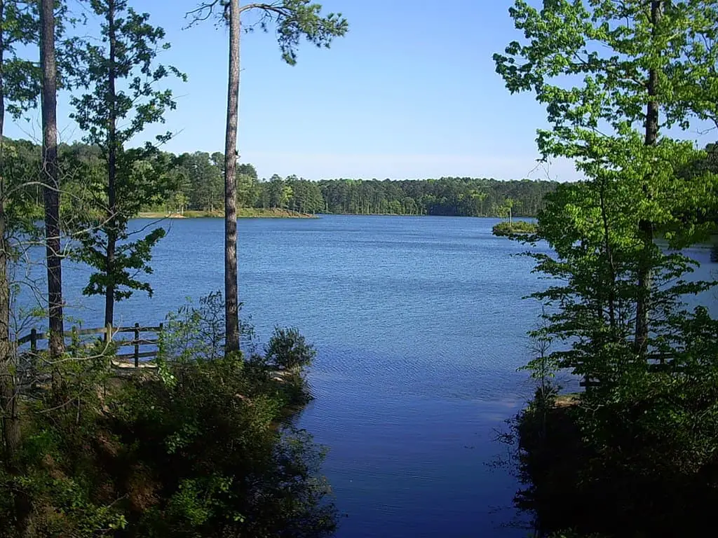 Bonita Lakes Park in Meridian, Mississippi