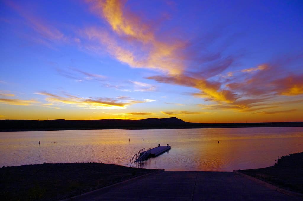 Brantley Lake Sunset, Brantley Lake State Park, New Mexico