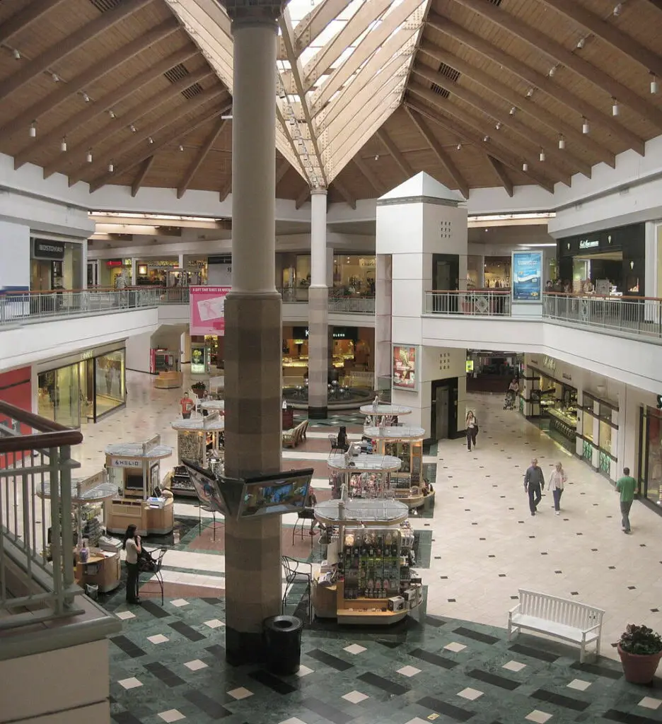 Interiors of Brea Mall