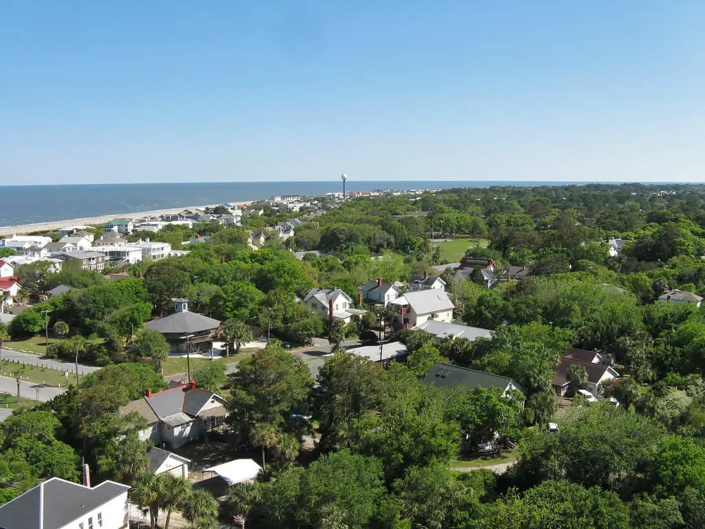 View South Tybee Island