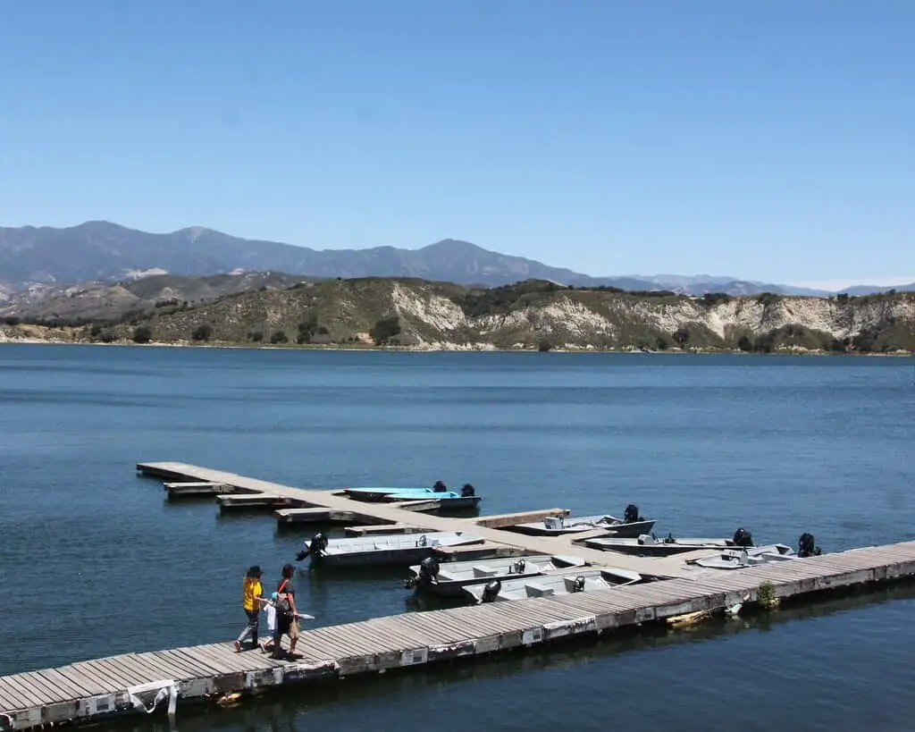 Cachuma Lake in the summer