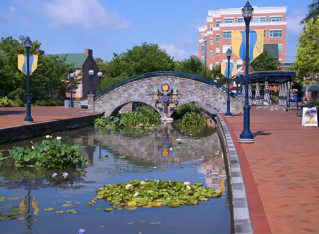 Places to go in Frederick Carroll Creek Park