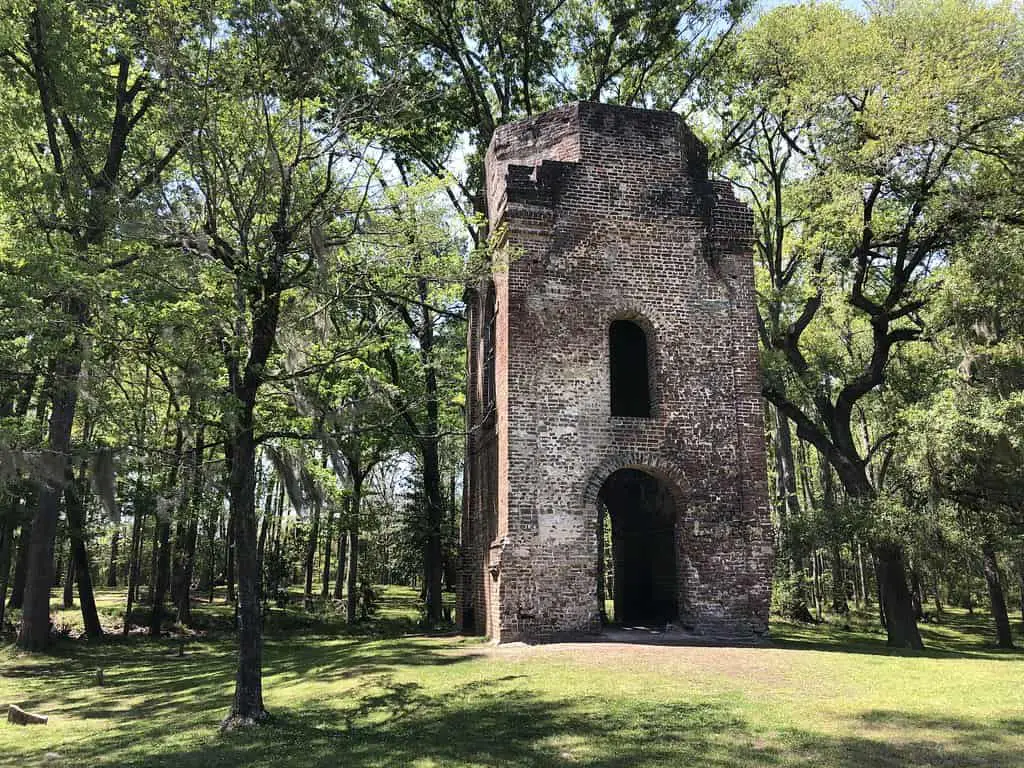 Places to visit in Summerville Church ruin at Colonial Dorchester State Historic Site