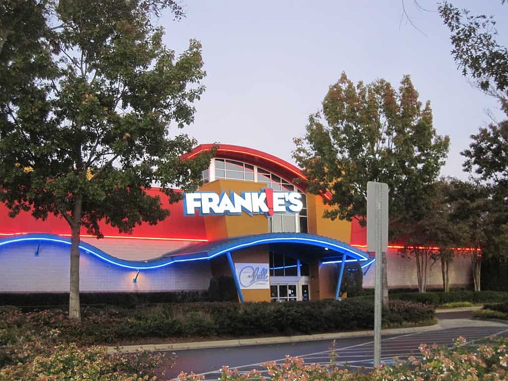Entrance to Frankie's of Raleigh