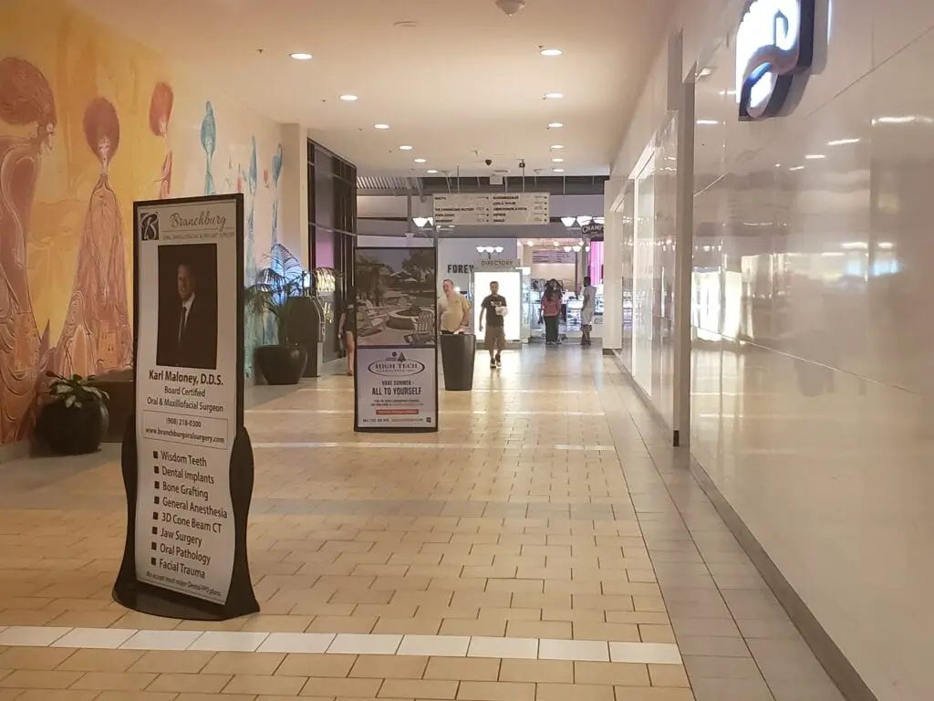 Hallway in Bridgewater Commons Mall
