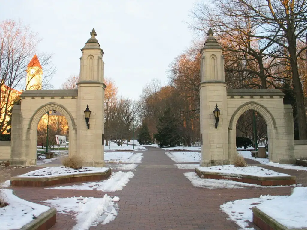 Indiana University Bloomington Sample Gates